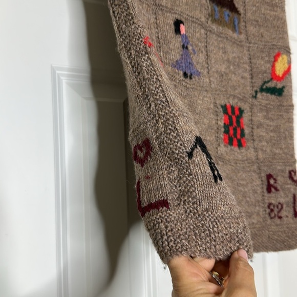 Vintage Ralph Lauren Wool Vest Handmade in England 1982 Rare - Picture 7 of 16